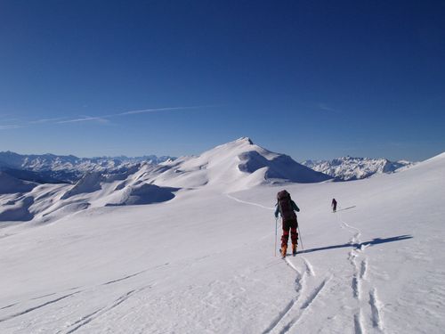 Pointe du Dzonfié, du col des Génisses